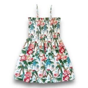 Janie & Jack Tropical Floral Smocked Sundress
